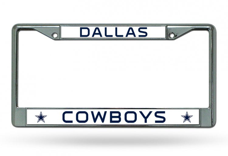 Dallas Cowboys Chrome License Plate Frame - Dynasty Sports & Framing 