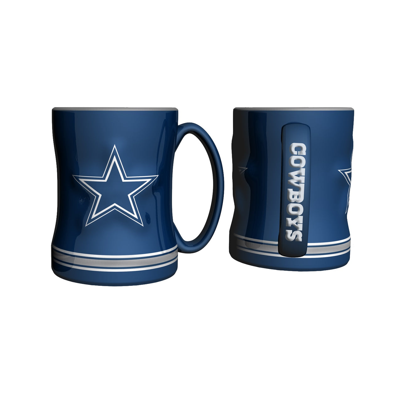 Dallas Cowboys NFL Football Logo Relief 14 oz. Mug - Dynasty Sports & Framing 