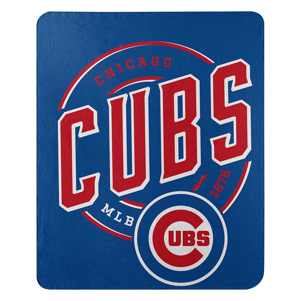 Chicago Cubs 50" x 60" Campaign Fleece Blanket - Dynasty Sports & Framing 