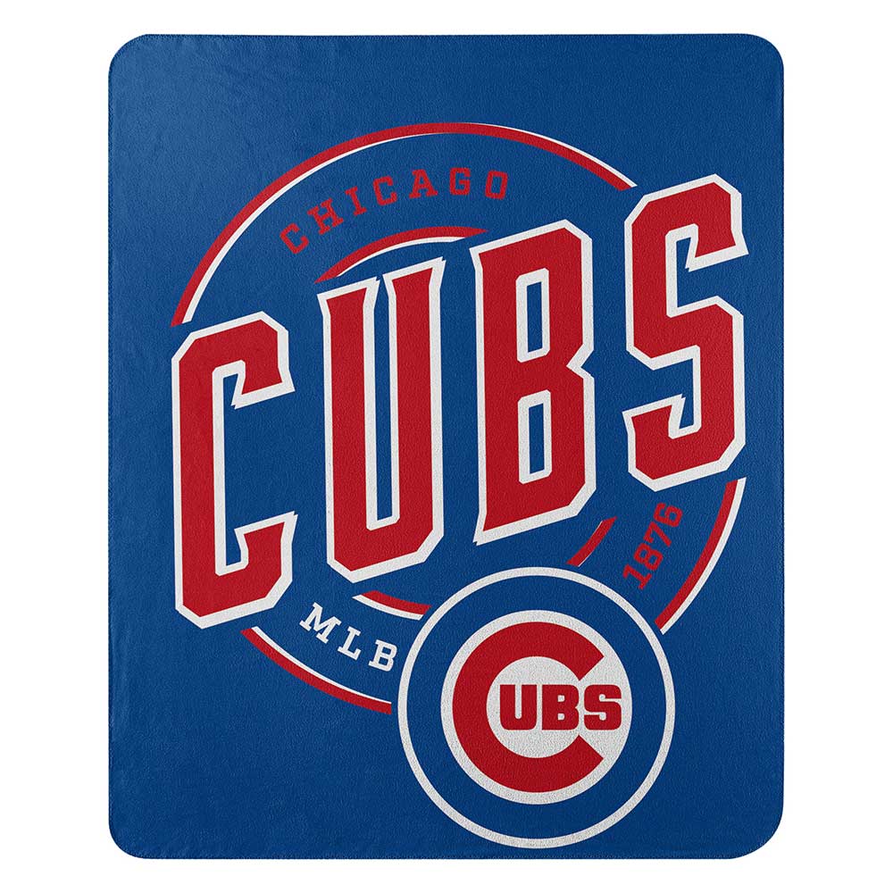 Chicago Cubs 50" x 60" Campaign Fleece Blanket - Dynasty Sports & Framing