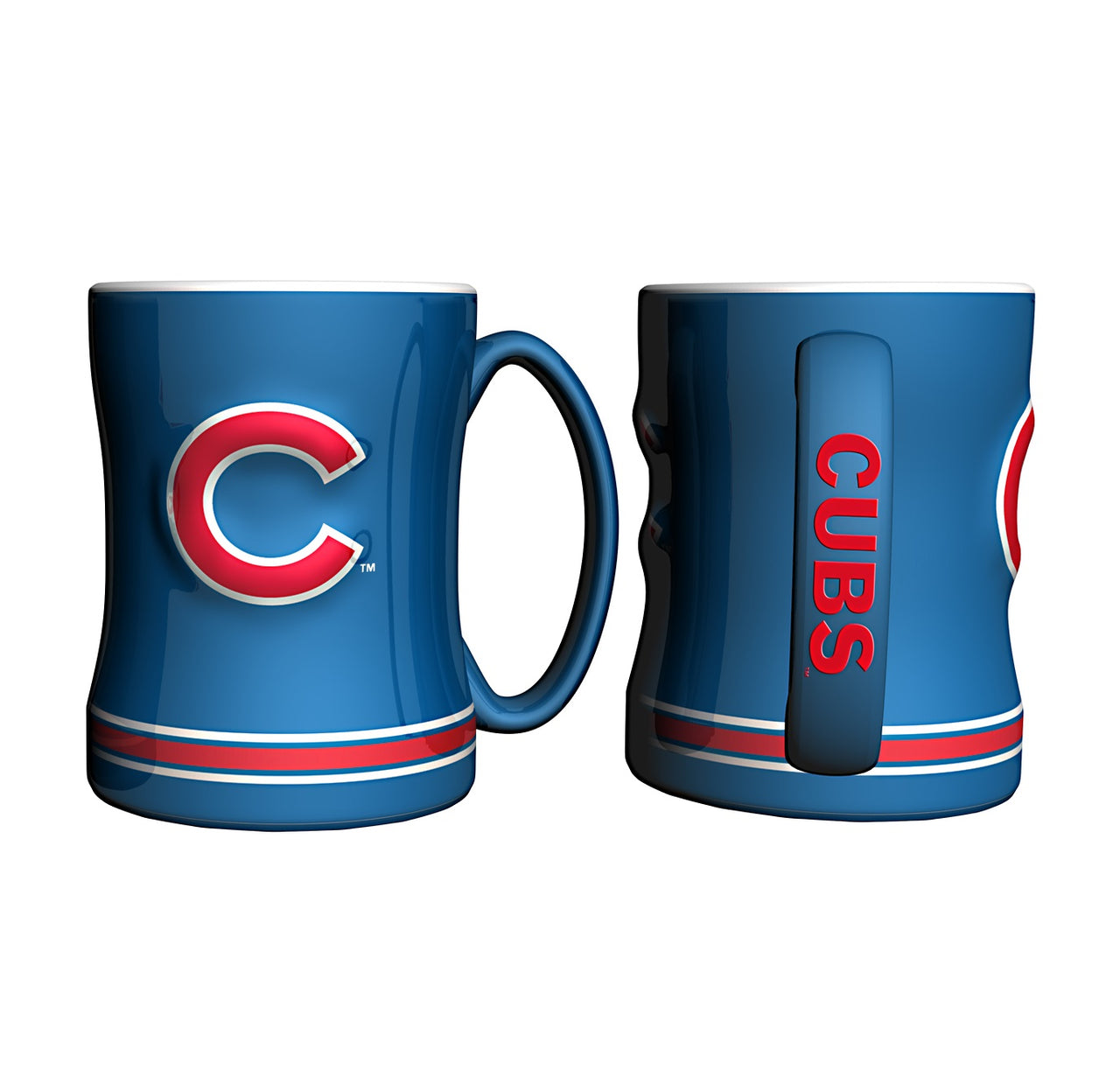 Chicago Cubs MLB Baseball Logo Relief 14 oz. Mug - Dynasty Sports & Framing 