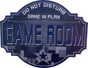 Dallas Cowboys 12" Game Room Wood Sign - Dynasty Sports & Framing 