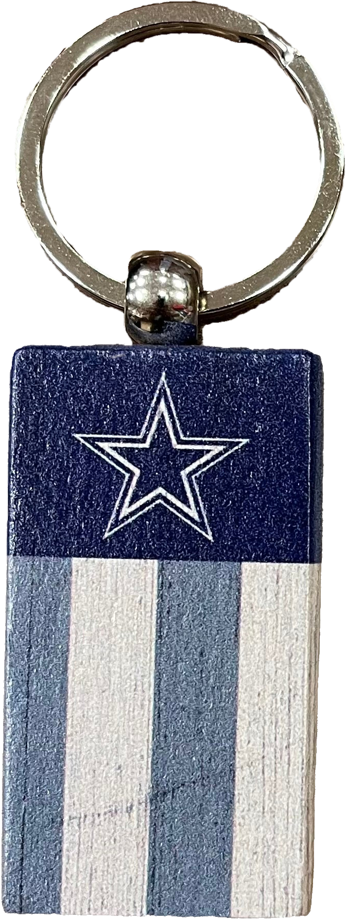 Dallas Cowboys Rectangle Flag Keychain - Dynasty Sports & Framing 