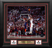 Damian Lillard Portland Trail Blazers Game-Winning 3-Point Shot v OKC Autographed 16x20 Framed Photo - Dynasty Sports & Framing 