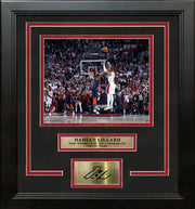 Damian Lillard Trail Blazers Game-Winning Shot v. Thunder 8x10 Framed Photo with Engraved Autograph - Dynasty Sports & Framing 
