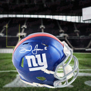 Daniel Jones New York Giants Autographed Football Speed Mini-Helmet - Dynasty Sports & Framing 