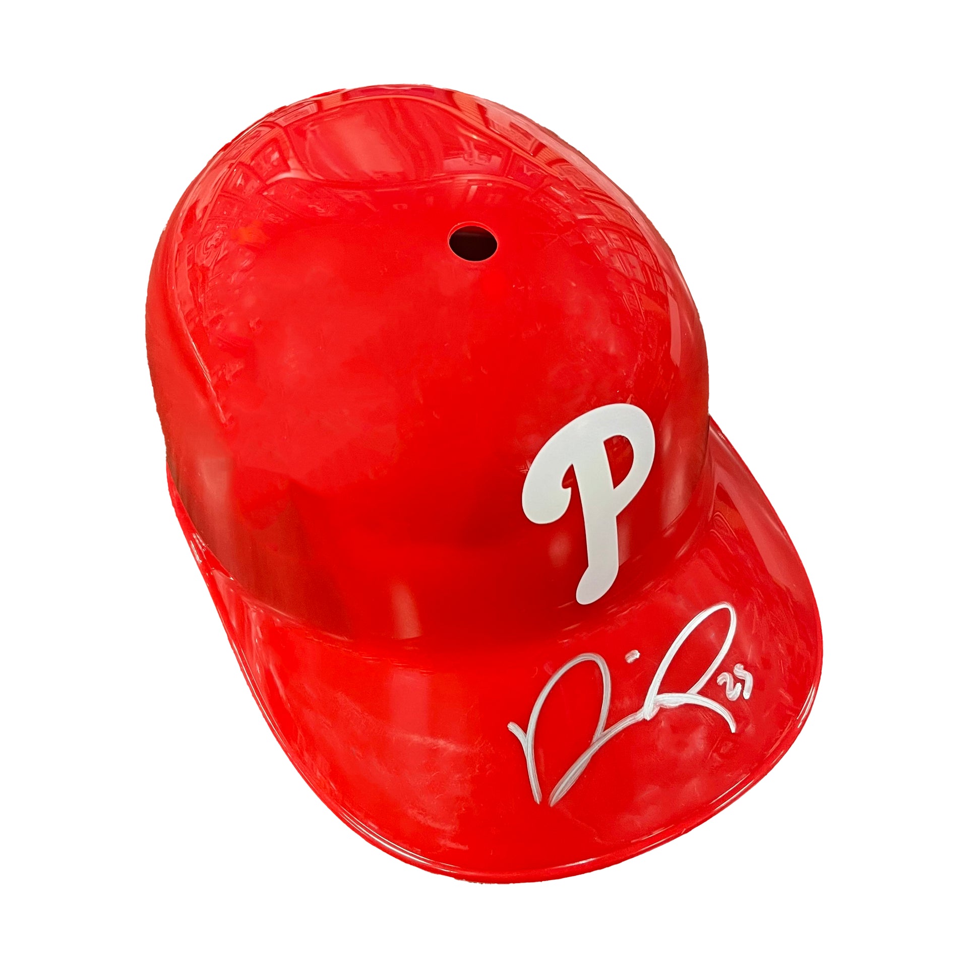 Darick Hall Philadelphia Phillies Autographed Helmet - Dynasty Sports & Framing 