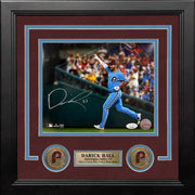 Darick Hall Runs The Bases Philadelphia Phillies Autographed Framed Baseball Photo - Dynasty Sports & Framing 