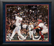 David Ortiz Home Run Swing Boston Red Sox Autographed 16" x 20" Framed Baseball Photo - Dynasty Sports & Framing 