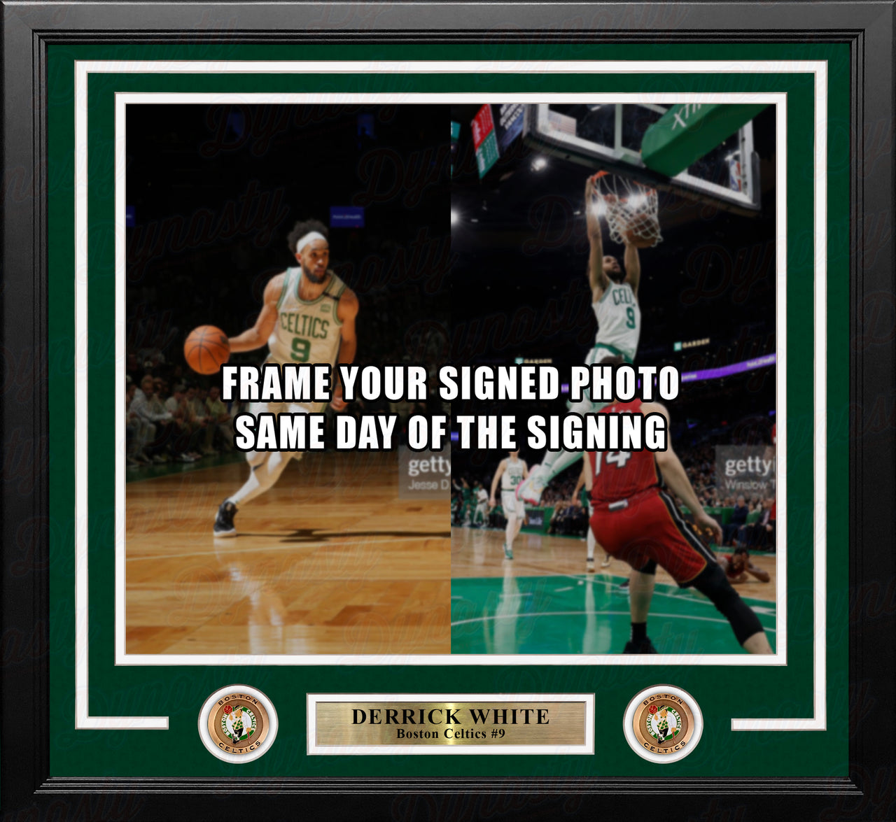 Derrick White Boston Celtics Photo Frame Kit - Dynasty Sports & Framing 