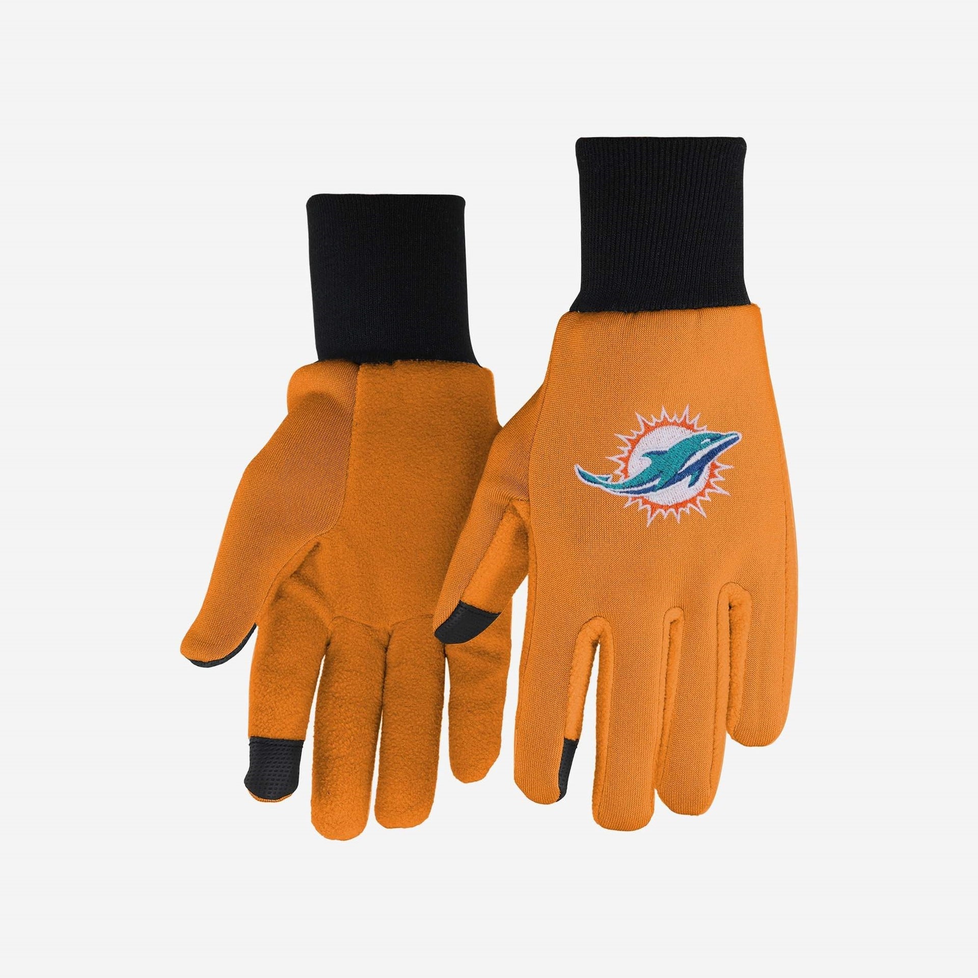 Miami Dolphins Orange Texting Gloves - Dynasty Sports & Framing 