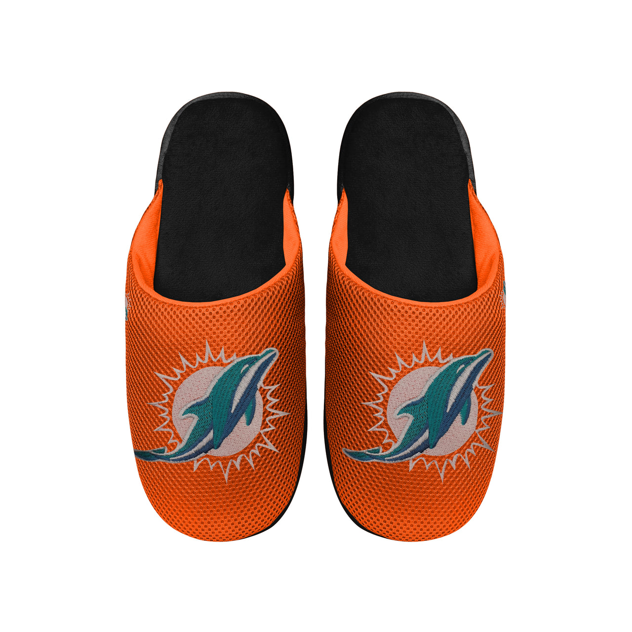 Miami Dolphins Mesh Slide Slippers - Dynasty Sports & Framing 