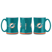Miami Dolphins Logo Relief Coffee Mug - Green - Dynasty Sports & Framing 