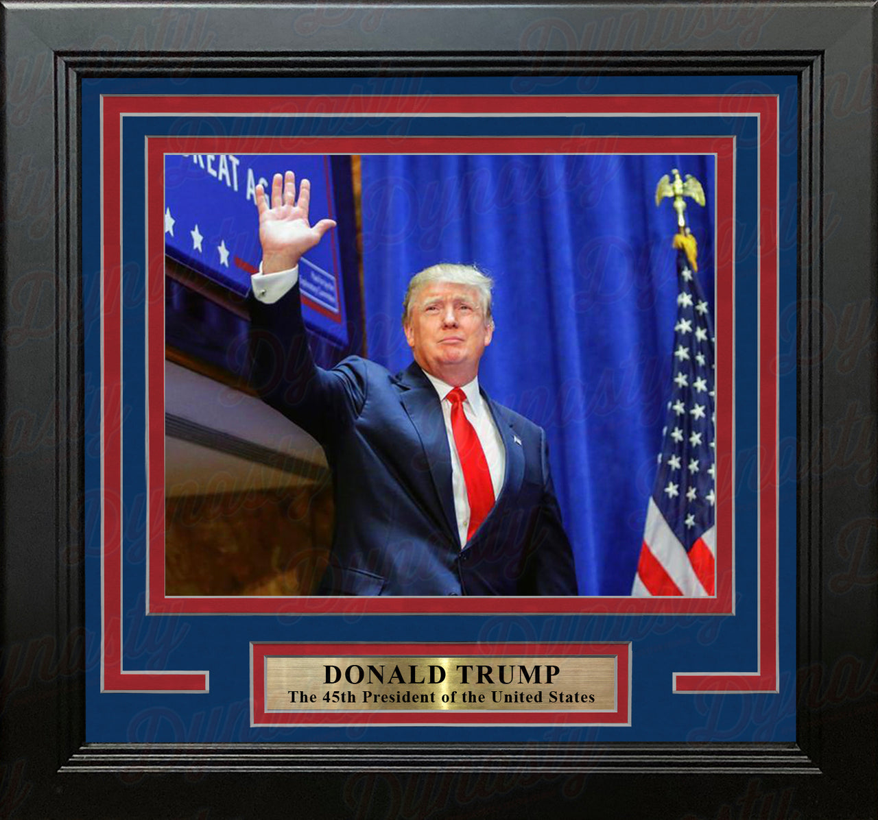 Donald Trump 45th President of the United States 8" x 10" Framed Photo - Dynasty Sports & Framing 