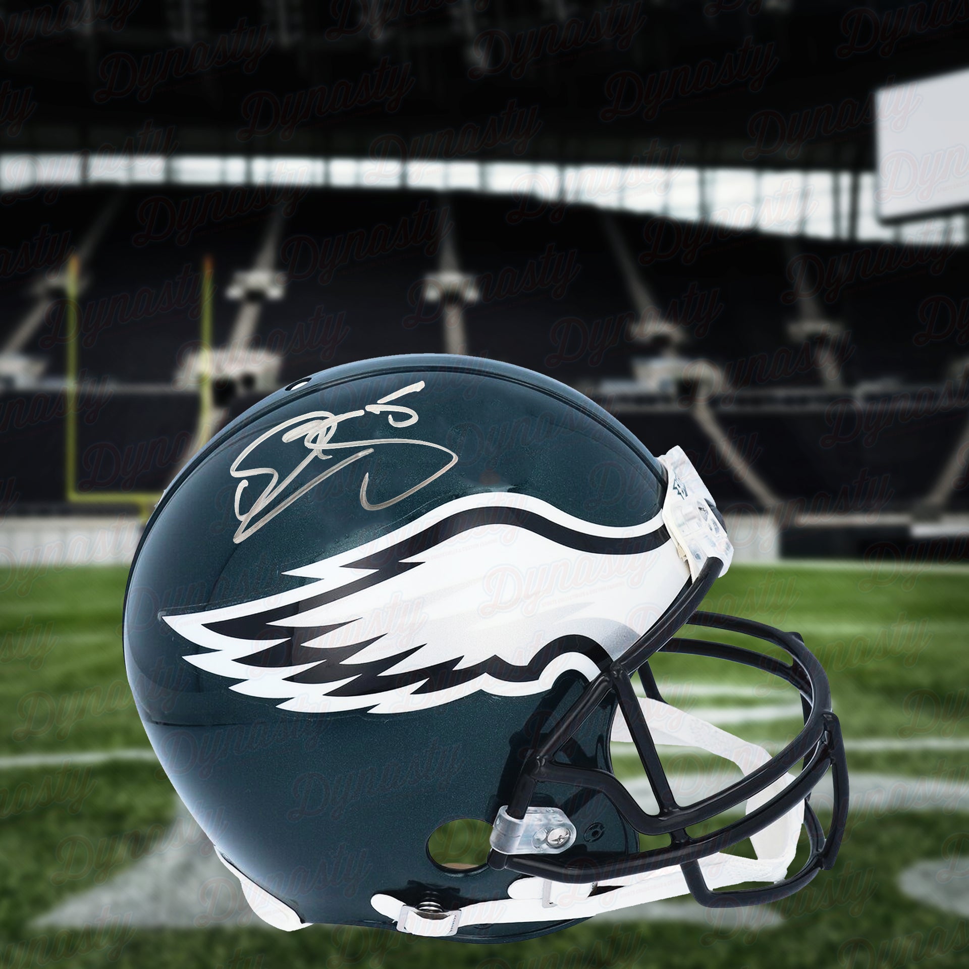 Donovan McNabb Philadelphia Eagles Autographed Full-Size Helmet - Dynasty Sports & Framing 