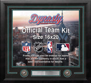 Philadelphia Eagles Custom NFL Football 16x20 Picture Frame Kit (Multiple Colors) - Dynasty Sports & Framing 
