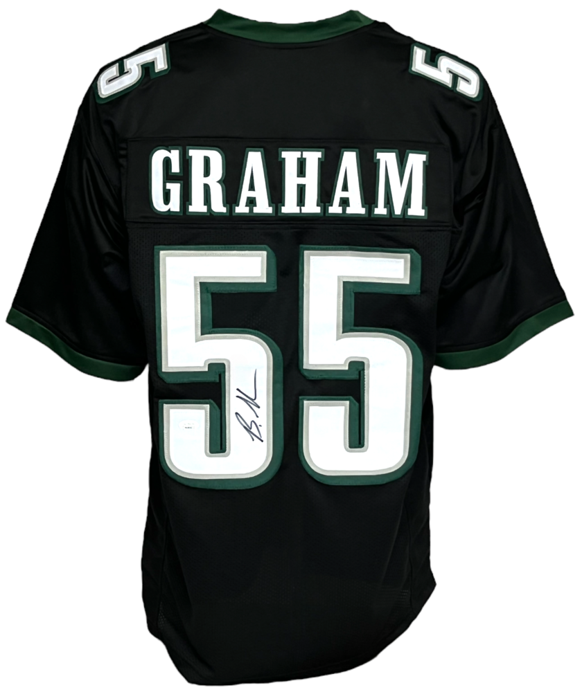 Brandon Graham Philadelphia Eagles Autographed Black Football Jersey - Dynasty Sports & Framing 