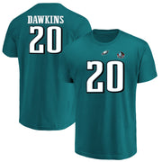 Brian Dawkins Philadelphia Eagles Majestic Hall of Fame Inductee Player Name & Number T-Shirt - Dynasty Sports & Framing 