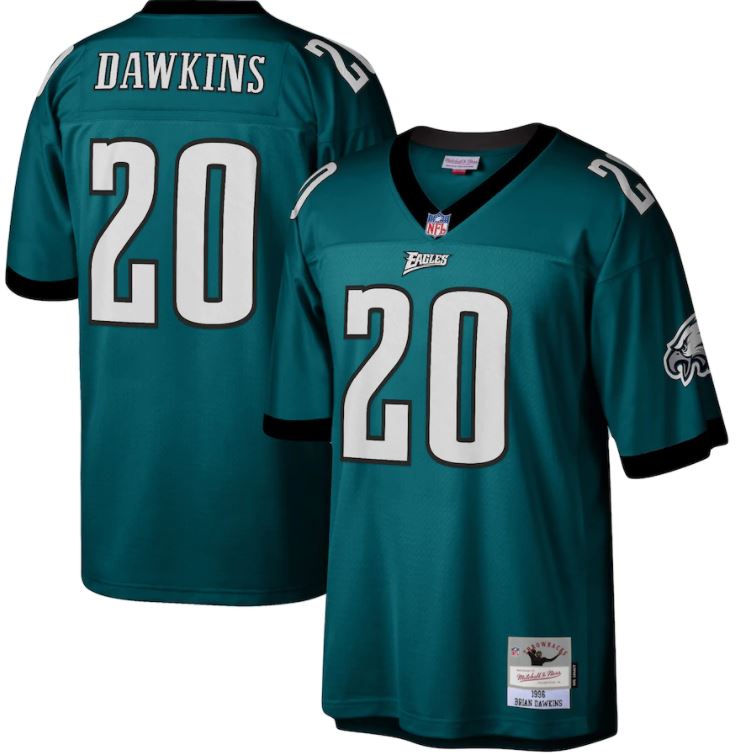 Brian Dawkins Philadelphia Eagles Mitchell & Ness 1996 Legacy Replica Jersey - Dynasty Sports & Framing 