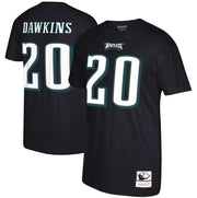 Brian Dawkins Philadelphia Eagles Mitchell & Ness Retired Player Name & Number T-Shirt - Dynasty Sports & Framing 