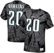 Brian Dawkins Philadelphia Eagles Mitchell & Ness Tie-Dye Retired Player Name & Number T-Shirt - Dynasty Sports & Framing 