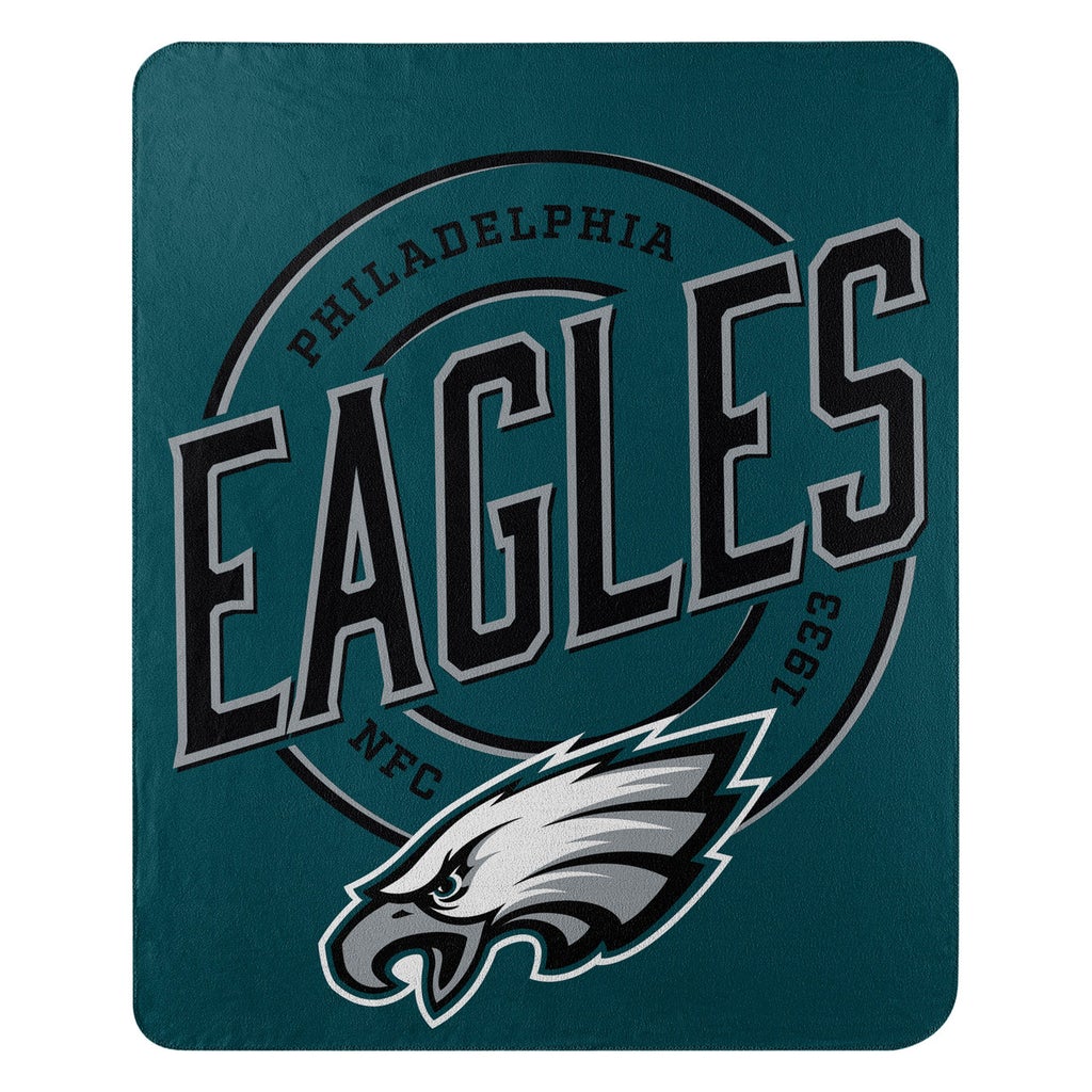 Philadelphia Eagles 50" x 60" Campaign Fleece Blanket - Dynasty Sports & Framing 