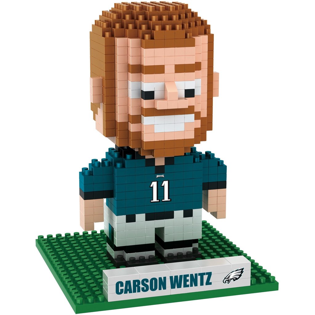 Carson Wentz Philadelphia Eagles 3D Player BRXLZ Puzzle - Dynasty Sports & Framing 