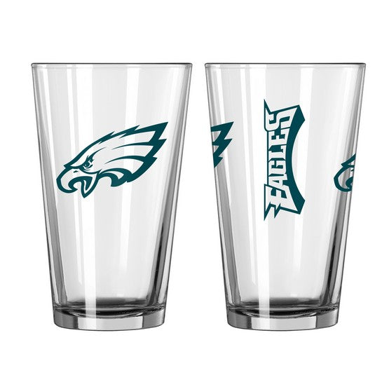 Philadelphia Eagles Game Day Pint Glass - Dynasty Sports & Framing 