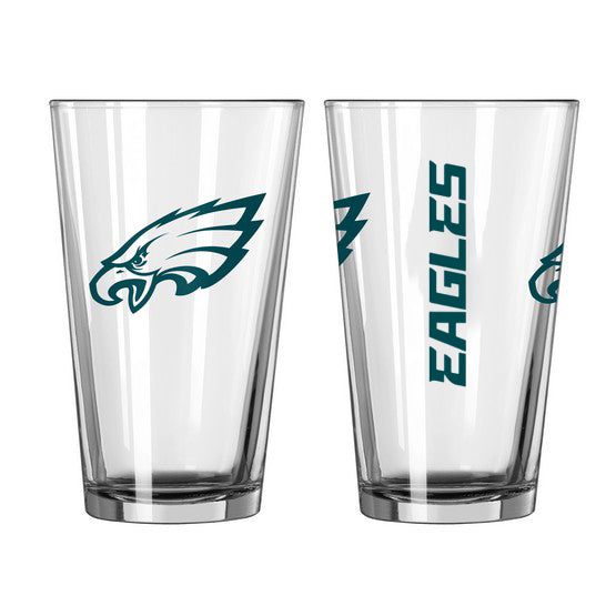 Philadelphia Eagles Season MVP Pint Glass - Dynasty Sports & Framing 
