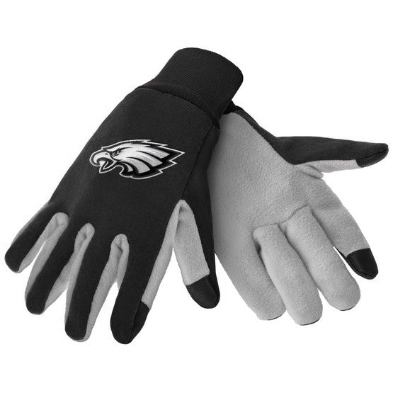Philadelphia Eagles Black Texting Gloves - Dynasty Sports & Framing 