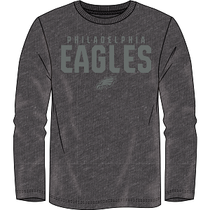 Philadelphia Eagles Iconic Blackout Long-Sleeve Shirt - Dynasty Sports & Framing 