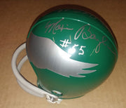 Pete Retzlaff & Maxie Baughan Philadelphia Eagles Autographed Throwback Mini-Helmet - Dynasty Sports & Framing 