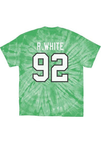 Reggie White Philadelphia Eagles Mitchell & Ness Tie-Dye Retired Player Name & Number T-Shirt - Dynasty Sports & Framing 