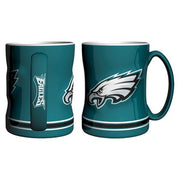 Philadelphia Eagles Green Logo Relief Coffee Mug - Dynasty Sports & Framing 