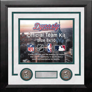 Philadelphia Eagles Super Bowl LII Champions Custom NFL Football 8x10 Picture Frame Kit (3 Colors) - Dynasty Sports & Framing 