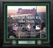 Philadelphia Eagles Throwback Custom NFL Football 16x20 Picture Frame Kit (Multiple Colors) - Dynasty Sports & Framing 