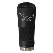 Philadelphia Eagles Throwback 24 oz. Stealth Stainless Steel Travel Tumbler - Dynasty Sports & Framing 