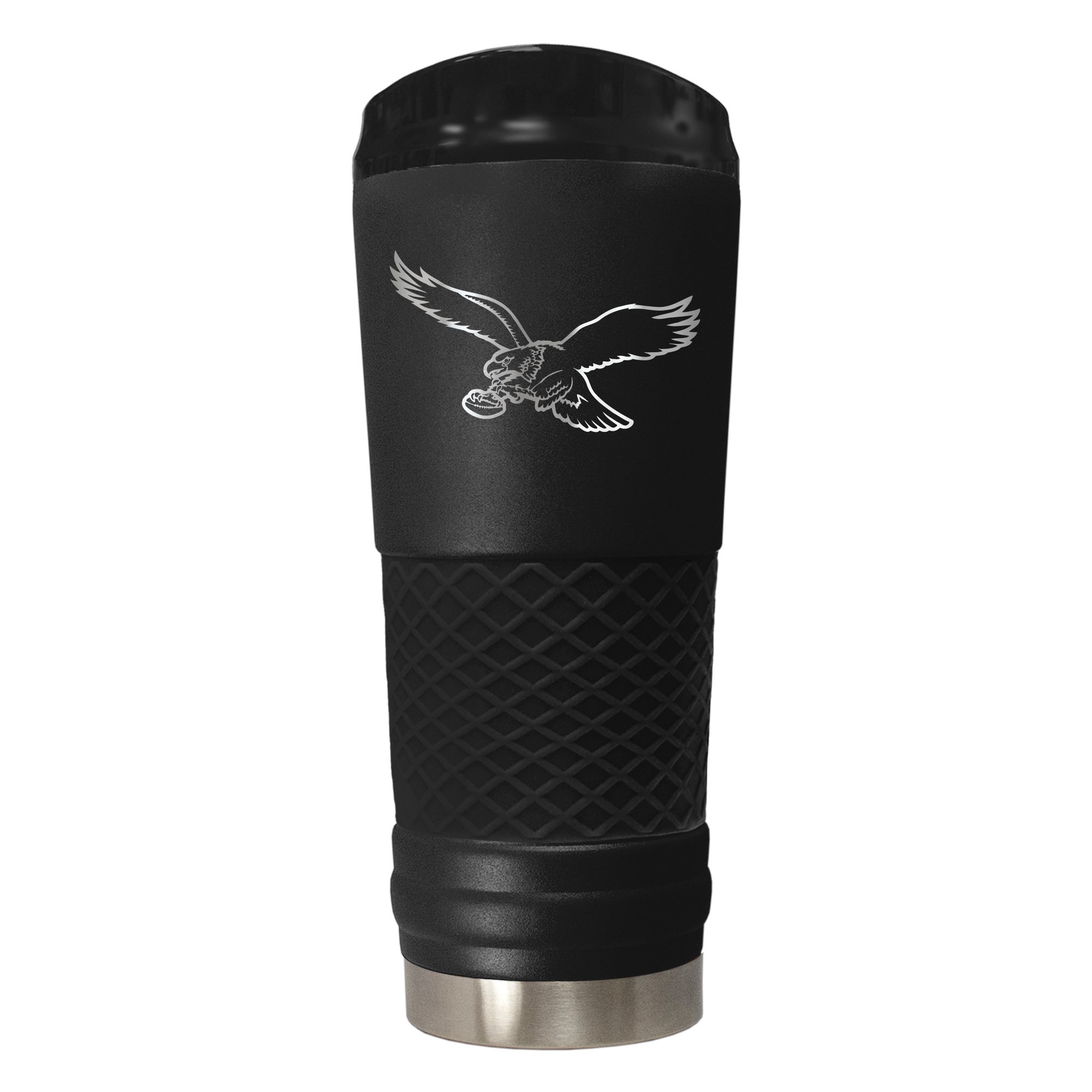 Philadelphia Eagles Throwback 24 oz. Stealth Stainless Steel Travel Tumbler - Dynasty Sports & Framing 