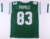 Vince Papale Philadelphia Eagles Autographed Kelly Green Throwback Jersey Inscribed Invincible - Dynasty Sports & Framing 