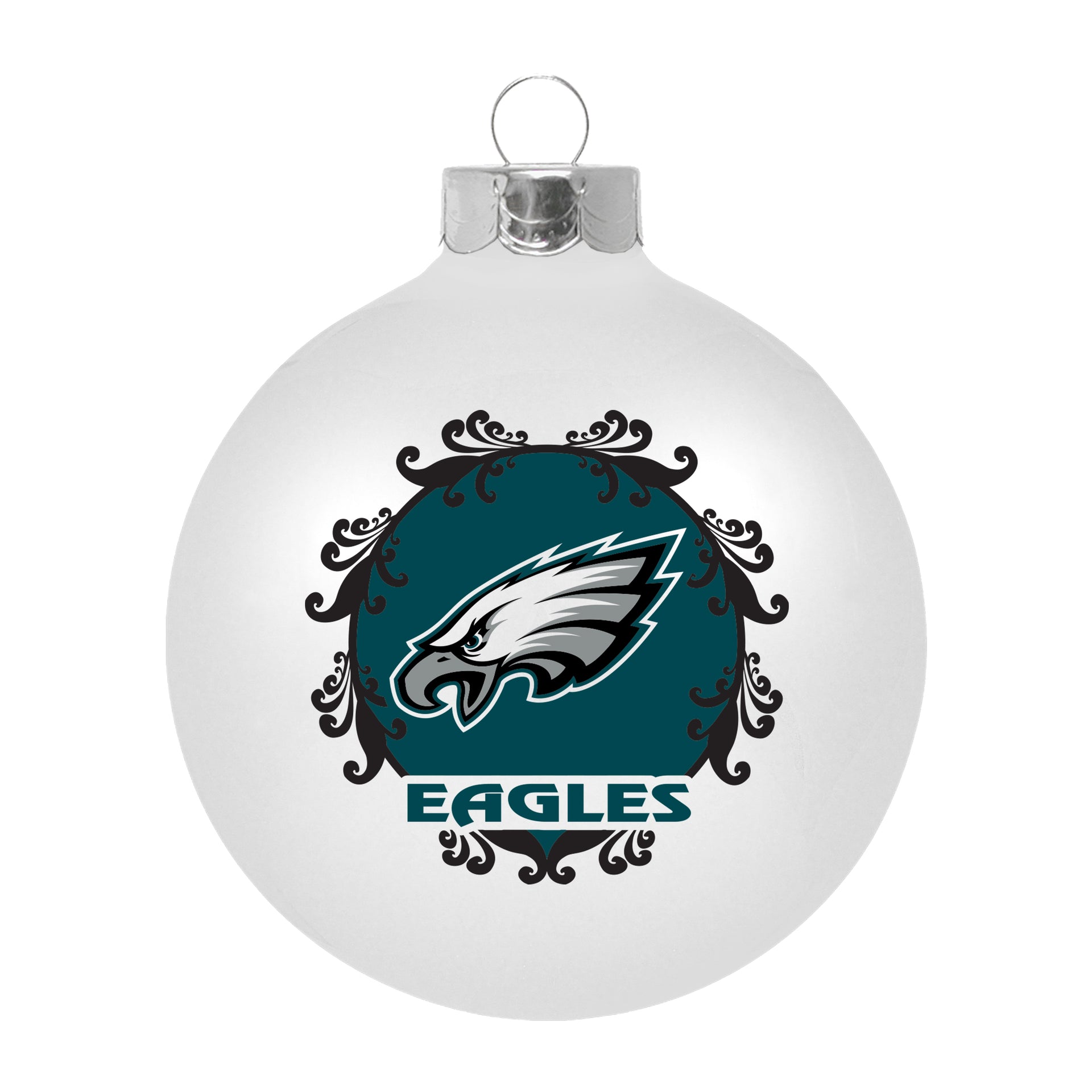 Philadelphia Eagles Large Ball Ornament - Dynasty Sports & Framing 