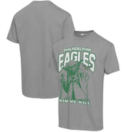 Philadelphia Eagles Star Wars Yoda Win We Will Vintage Football T-Shirt - Dynasty Sports & Framing 