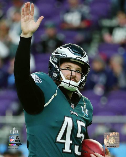 Rick Lovato Philadelphia Eagles Super Bowl LII NFL Football 8" x 10" Photo - Dynasty Sports & Framing