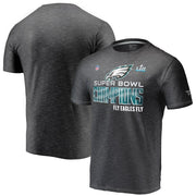 Philadelphia Eagles Heather Black Super Bowl LII Champions Trophy Collection Locker Room T-Shirt - Dynasty Sports & Framing 