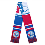Philadelphia 76ers NBA Basketball Color Block Big Logo Scarf - Dynasty Sports & Framing 