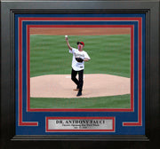 Dr. Anthony Fauci 2020 Washington Nationals First Pitch 8" x 10" Framed Baseball Photo - Dynasty Sports & Framing 