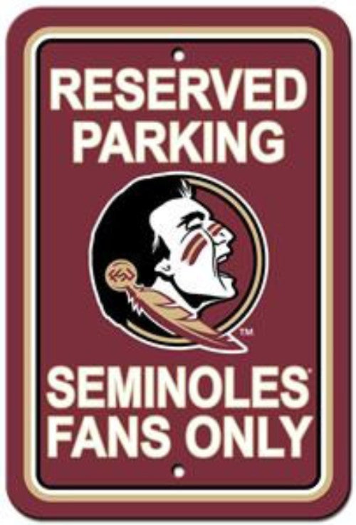 Florida State Seminoles NCAA College Parking Sign - Dynasty Sports & Framing 