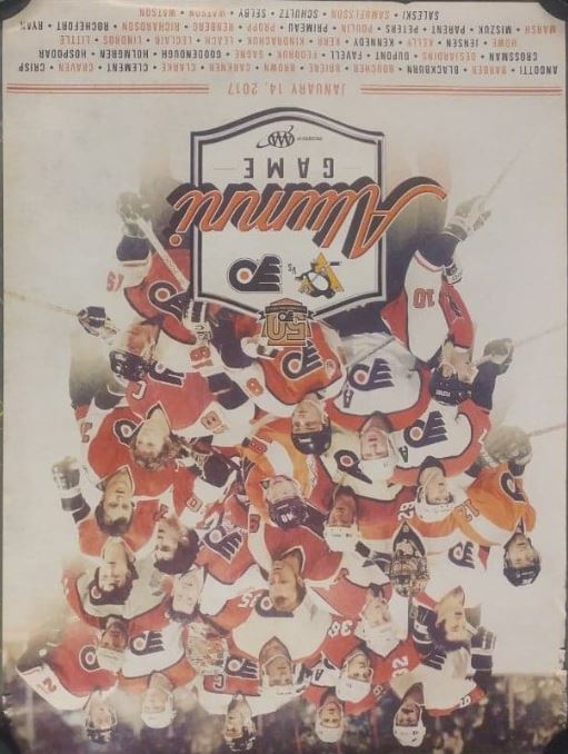 Philadelphia Flyers 2017 Alumni Game Limited Edition NHL Hockey Team Poster - Dynasty Sports & Framing 
