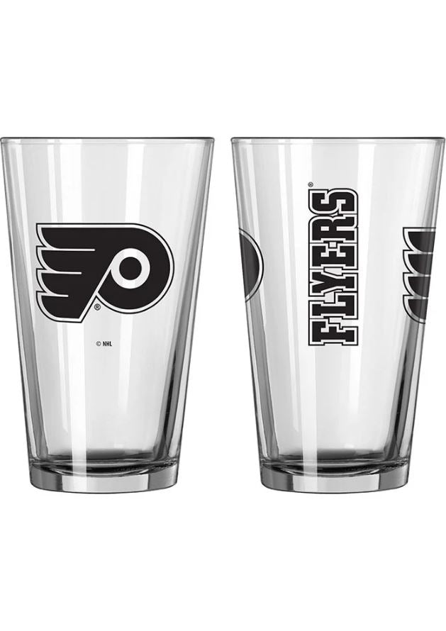 Philadelphia Flyers Game Day Pint Glass - Dynasty Sports & Framing 