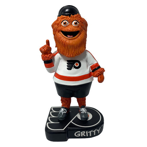 Gritty Philadelphia Flyers Hockey Away Jersey Mascot Bobblehead - Dynasty Sports & Framing 