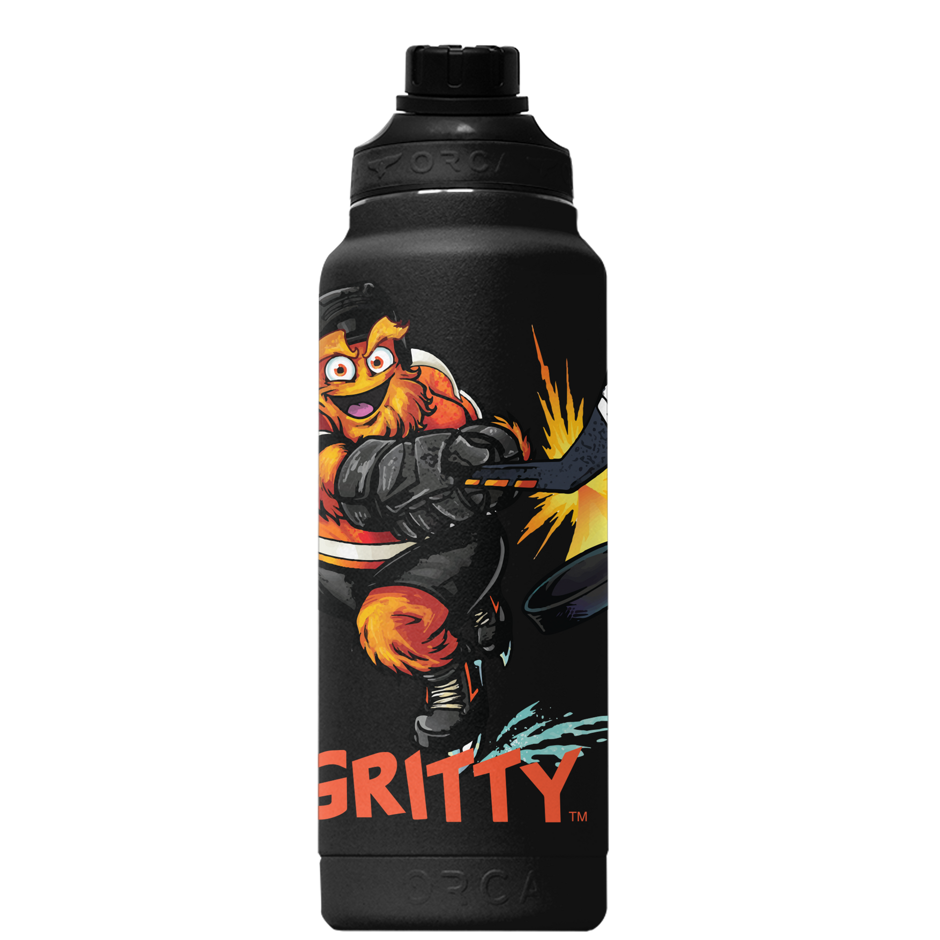 Gritty Philadelphia Flyers 34oz. Large Logo Mascot Hydra Water Bottle - Dynasty Sports & Framing 